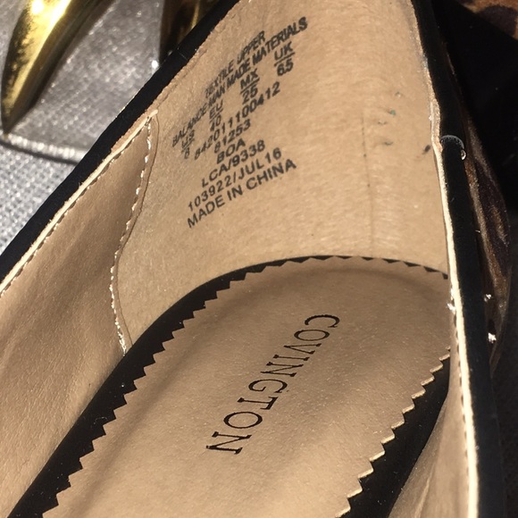 Covington Leopard Print Heel Shoes - Picture 4 of 7